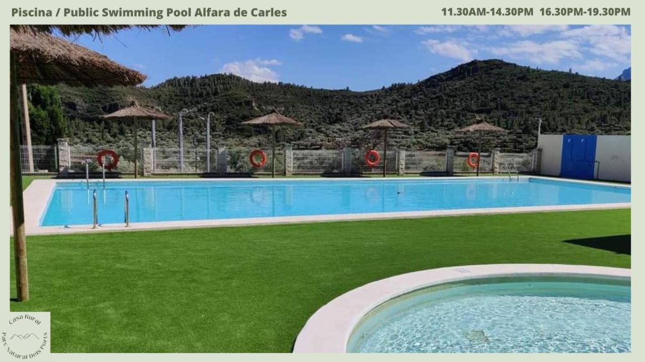Casa Rural Parc Natural Dels Ports Alfara de Carles Esterno foto